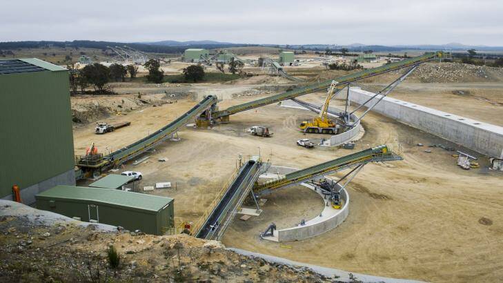 Some of the new infrastructure at Lynwood quarry near Marulan. Photo: Rohan Thomson