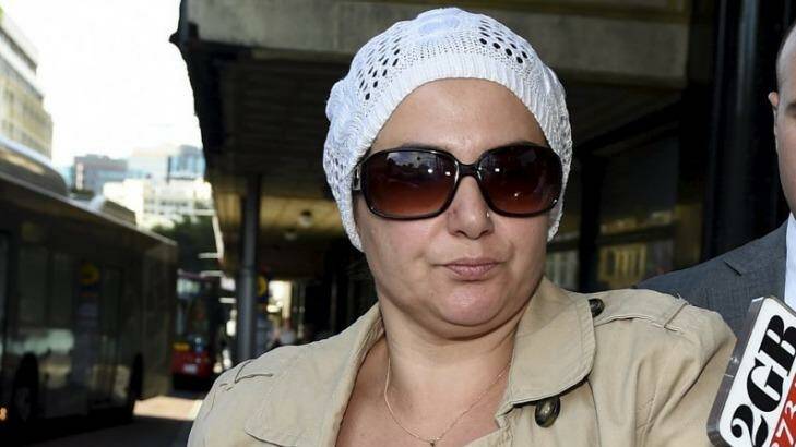 Amirah Droudis, pictured at the Downing Centre in December 2014, is charged with murdering Noleen Hayson Pal.