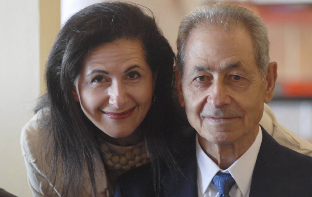 Illawarra senator Concetta Fierravanti-Wells with her father Giuseppe Fierravanti.