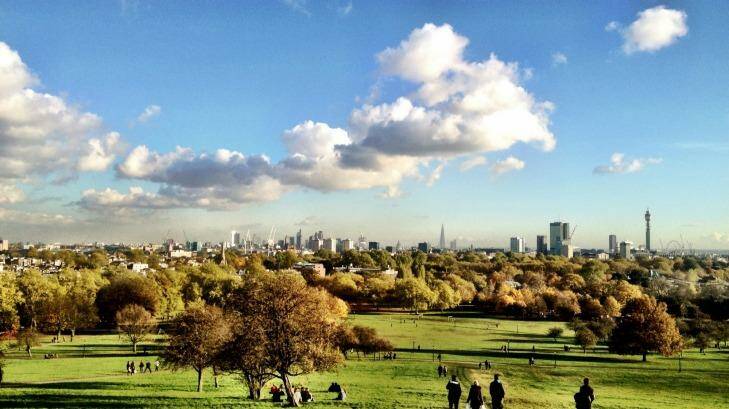 View from the top: Primrose Hill in North London. Photo: iStock