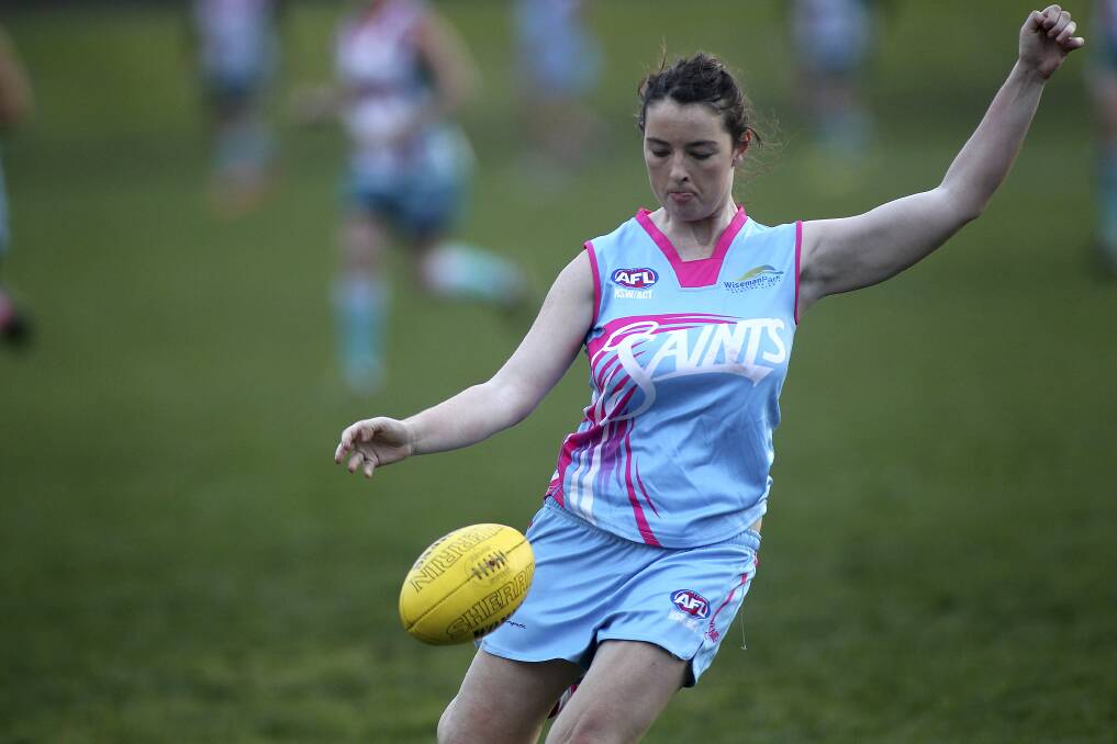 Saints teenager Kate Stanton could be a key figure in the grand final. Picture: ROB SHEELEY