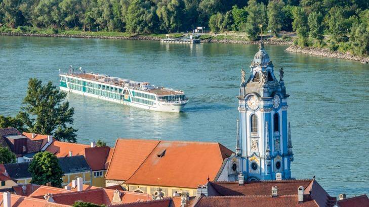 An Amadeus Silver ship on the Danube in Austria. Photo: Supplied