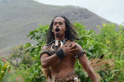 A dancer on Ua Pou. The mana, or spiritual energy of the Marquesas is powerful. Photo: David Hoyle