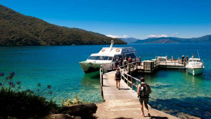 The Magic Mail Boat plies Queen Charlotte Sound twice a week, delivering mail and groceries to households inaccessible by road.