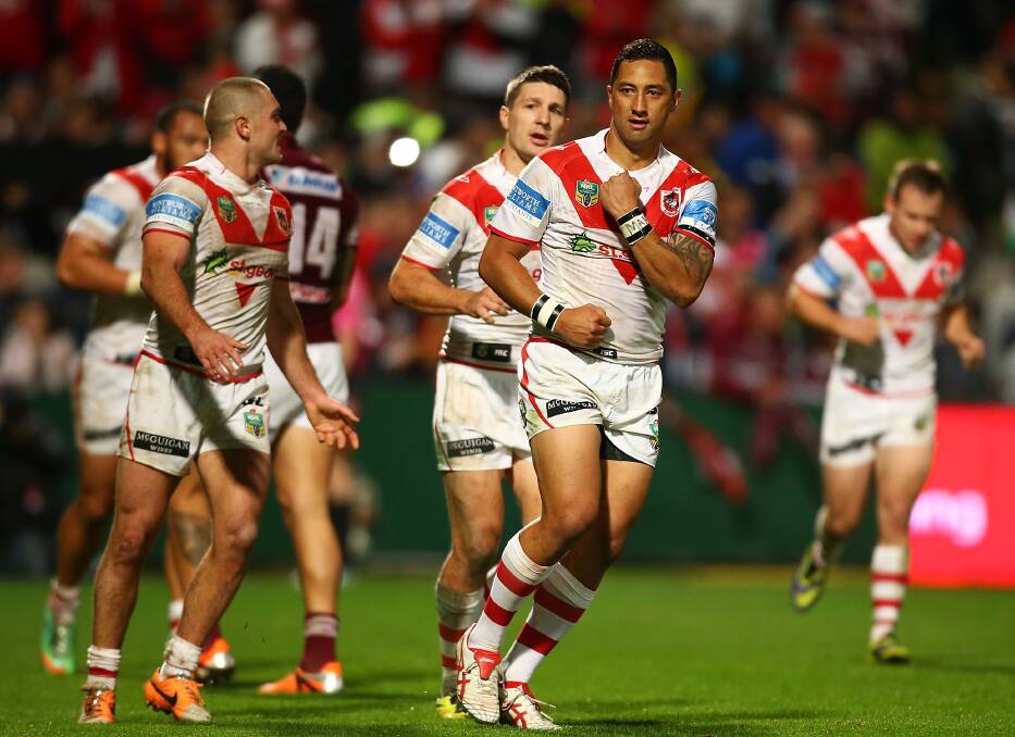 Benji Marshall takes pride in passing on his knowledge to younger players. Picture: GETTY IMAGES