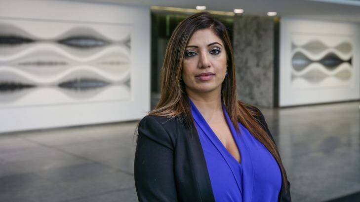 Humiliated: Rani Peluso and her husband paid their rental bond in cash, little did they know it had been pocketed by their real estate agent. Photo: Dallas Kilponen