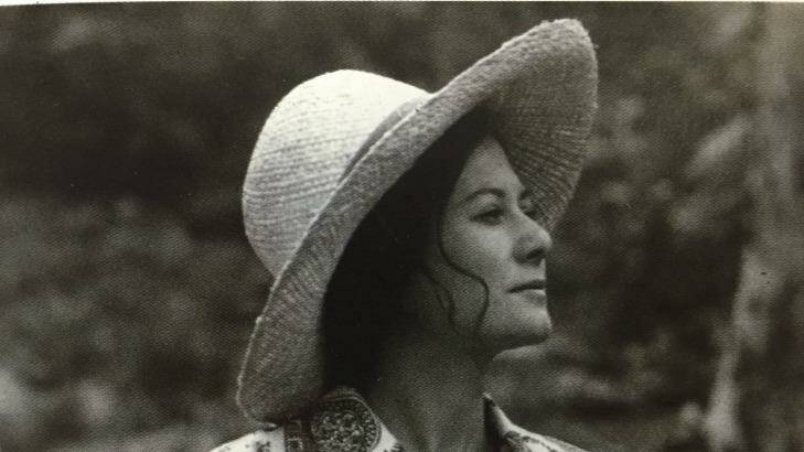 Valerie Olsen at Watsons Bay in the 1970s.  Photo: John Olsen: An Artist's Life by Darleen Bungey