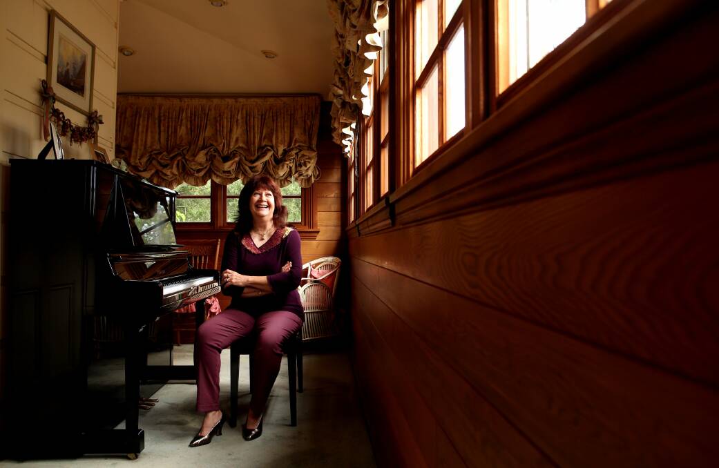 Piano teacher Diane Waples. Picture: KIRK GILMOUR