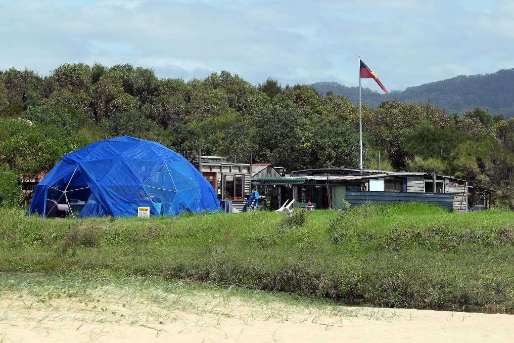 The controversial management plan for Sandon Point has officially been adopted despite residents' concerns about the tent embassy in the suburb. Picture: SYLVIA LIBER