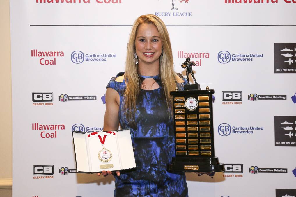 Illawarra Coal League women's player of the year, Helensburgh's Kezie Apps. Picture: DENIS IVANEZA
