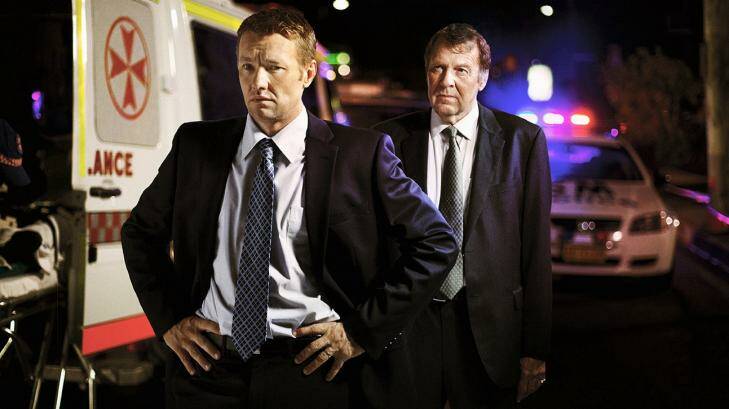 Cops on watch: Joel Edgerton and Tom Wilkinson star in Felony.