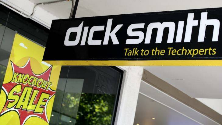 The collapse of Dick Smith has threatened 3,300 jobs in Australia and New Zealand. Photo: Edwina Pickles