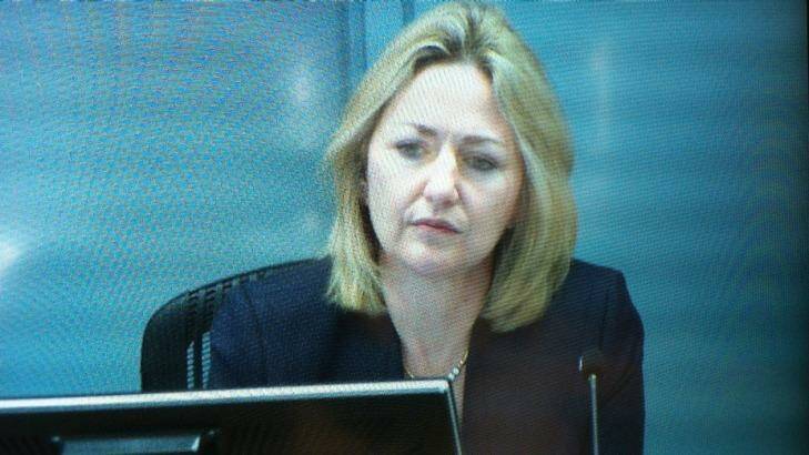 Margaret Cunneen argues the Independent Commission Against Corruption was acting outside its powers in investigating advice she allegedly gave her son's girlfriend after a vehicle crash. Photo: Screen shot