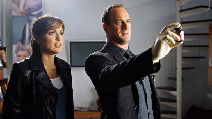 Camaraderie: Olivia Benson (Mariska Hargity) and Elliot Stabler (Christopher Meloni) in Law & Order: Special Victims Unit.