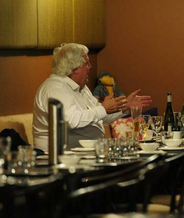 Clive Palmer meets Christopher Pyne and Mathias Cormann for dinner in Canberra Photo: Melissa Adams