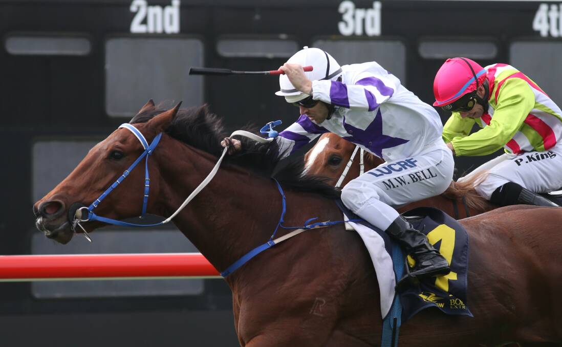 Mitchell Bell already has a Newcastle jockey award to his name. Picture: DEAN OSLAND