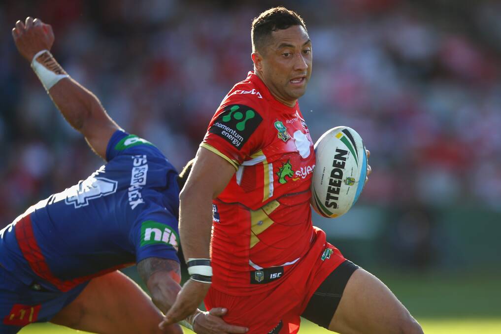 Benji Marshall puts on an electrifying display against the Knights. Picture: GETTY IMAGES