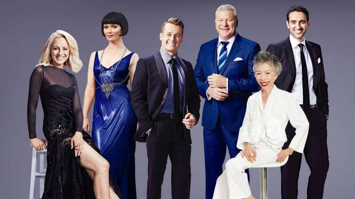 Nominees for the 2016 TV Week Gold Logie: (l-r) Carrie Bickmore, Essie Davis, Grant Denyer, Scott Cam, Lee Lin Chin and Waleed Aly. Photo: TV Week