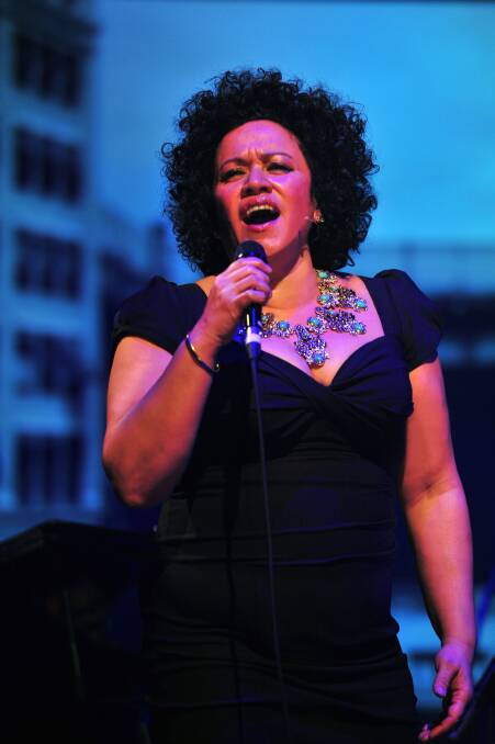 Vika Bull plays R&B legend Etta James in a two-hour narrative concert about her life and music. Picture: MATT DELLER