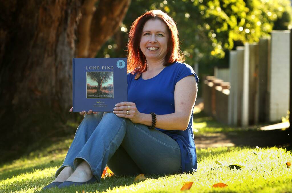 Susie Brown's children's book Lone Pine will form part of a gift given to Prince William and Catherine at the Australian War Memorial on Anzac Day. Picture: KIRK GILMOUR
