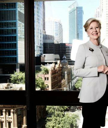 AFR 12TH FEBRUARY 2015 Gillian Triggs President of the Human Rights Commission in her sydney office for the weekend AFR.PHOTO BY Louise Kennerley afr Photo: Louise Kennerley