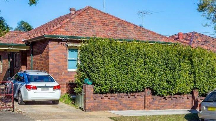 The home in Dulwich Hill, which is being sold over unpaid rates.  Photo: LJ Hooker