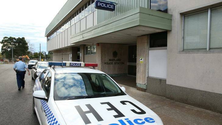 Rebecca Maher was taken to Maitland police station about 12.45am on July 19. Photo: Max Mason-Hubers