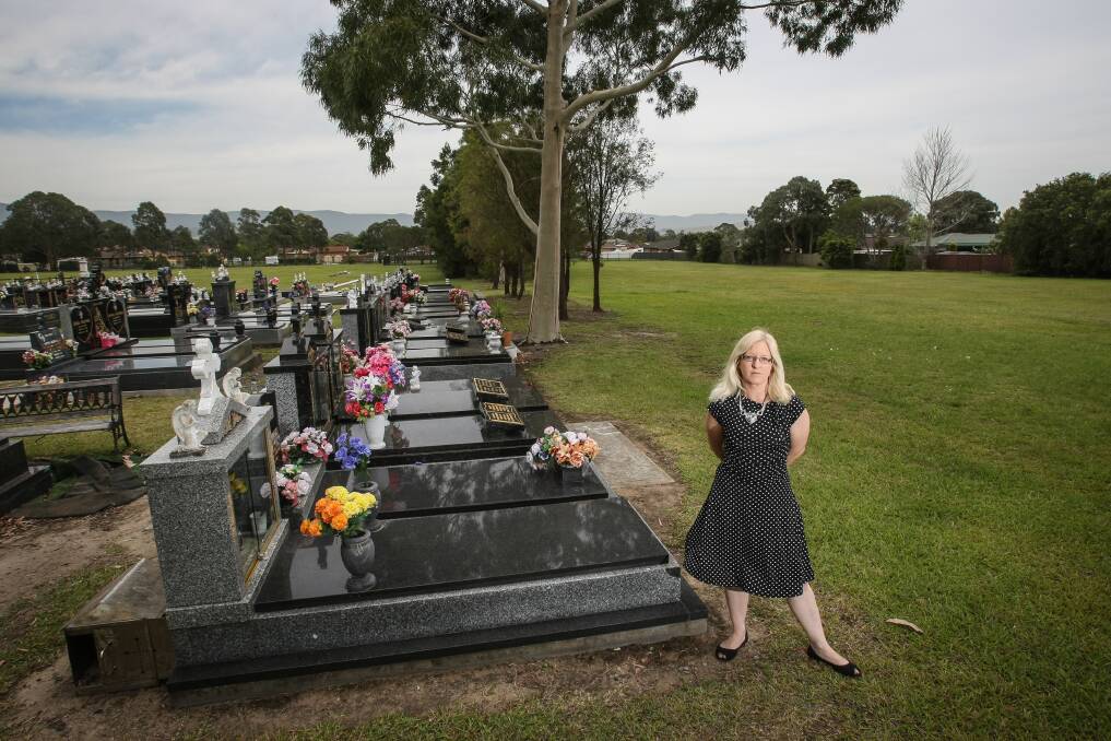 Shellharbour Councillor Kellie Marsh is proposing that the council start investigating options for a new cemetery before Albion Park runs out of plots. Picture: DYLAN ROBINSON