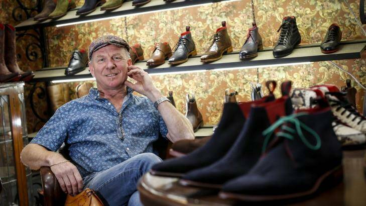 Manfred Schopf,owner of Manfred's Shoe Lounge. Photo: Eddie Jim