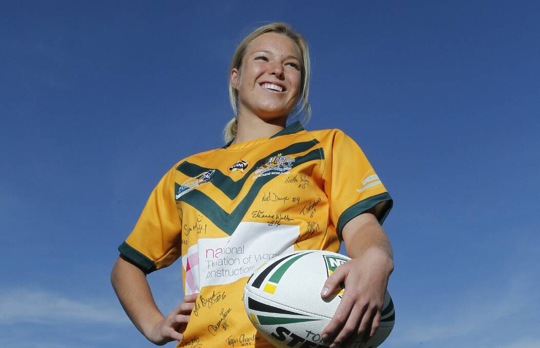 Illawarra's Emma Tonegato is a star of Australian women's sevens rugby. Illawarra will hold trials for female players to join new NSW Rugby sevens competitions. Picture: ANDY ZAKELI