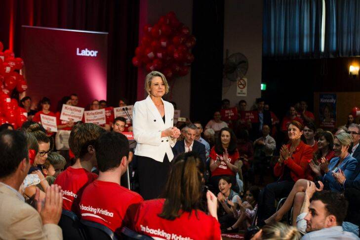 SMH/AFR. 19th of November 2017. Kristina Keneally and Opposition Leader Bill Shorten launch Labors campaign ahead of the Bennelong byelection at the Civic Hall in Ryde, Sydney. Photo Dominic Lorrimer