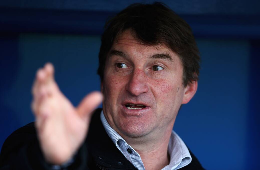 Warrington coach Tony Smith hasn't forgotten the "Bash a Pom" mindset of the Dragons. Picture: GETTY IMAGES