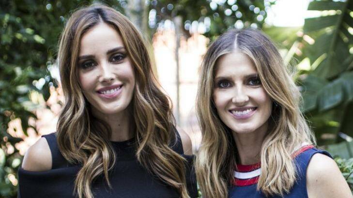 Rebecca Judd and Kate Waterhouse catch up at the House of Marks and Spencer. Photo: Dominic Lorrimer