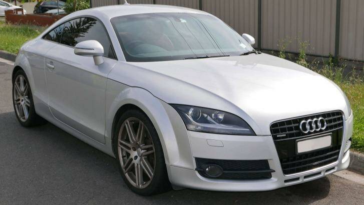 An Audi TT similar to the one that belonged to Larry Emdur.