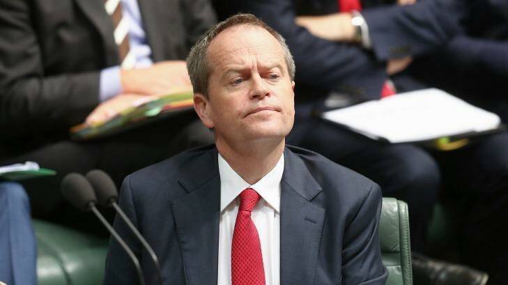 Opposition Leader Bill Shorten during question time on Wednesday. His right-wing faction has lost control of Labor's national conference for the first time since 1979. Photo:  Alex Ellinghausen