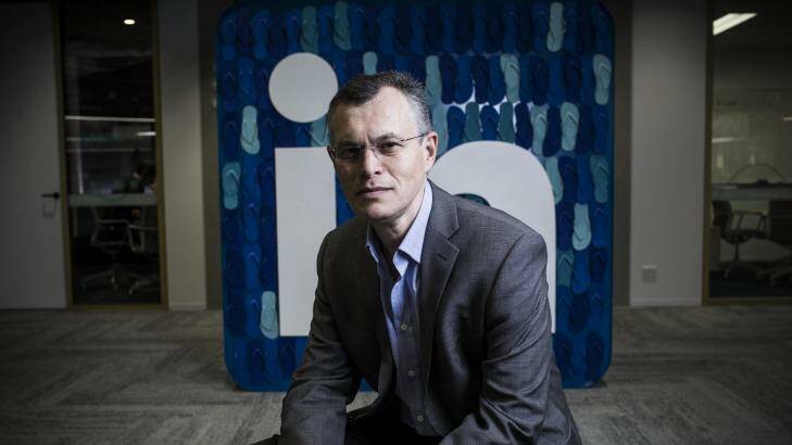 Local chief executive of LinkedIn, Cliff Rosenberg, has said that 17 of the 25 hottest skills on its social networking site were technology related in 2015. Photo: Dominic Lorrimer