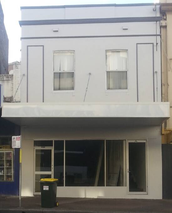 The book shop after its facade was refurbished. The building now houses a beauty clinic. Picture: WOLLONGONG CITY COUNCIL
