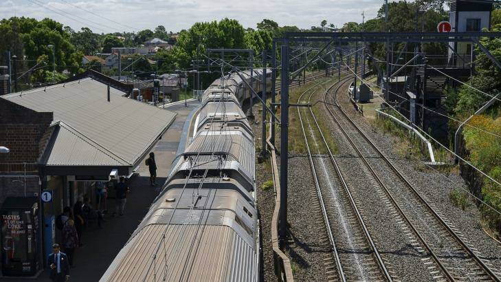 Dulwich Hill Train Station is near where developers are looking for sites. Photo: Christopher Pearce