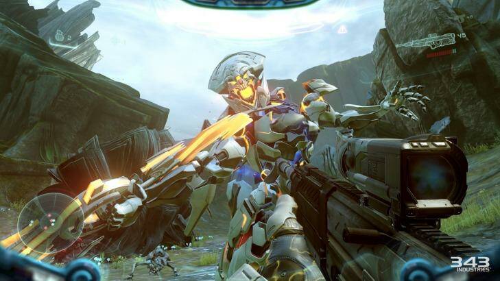 The Prometheans continue to be less interesting enemies than the Covenant or the Flood, but they've been given a tune up. Knights now require more strategy to fight and human-like Soldiers have been introduced. Photo: 343 Industries