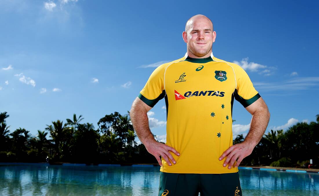 New captain Stephen Moore wants to see the Wallabies continue their winning streak. Picture: GETTY IMAGES