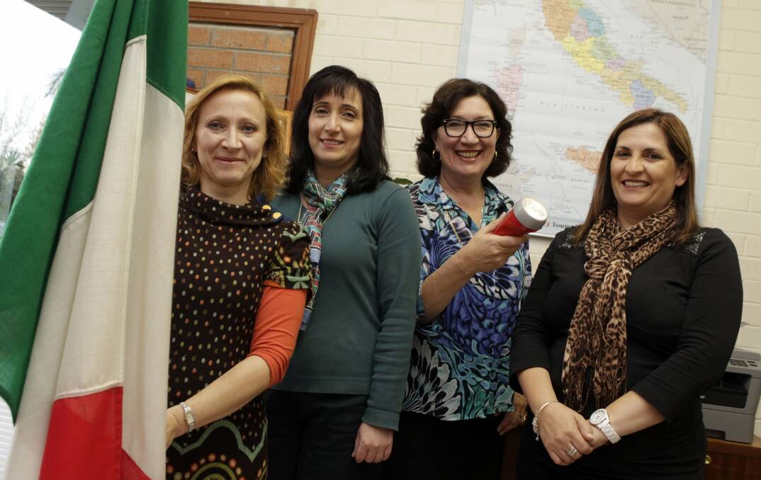 IATI members Cristiana Grillo, Carmelina Cappetta, Vera Cleary and Maria Capilli are excited about Italian Week celebrations. Picture: ANDY ZAKELI
