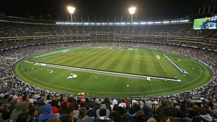 The MCG was packed to the gills for this closing match of the International Champions Cup. Photo: Scott Barbour