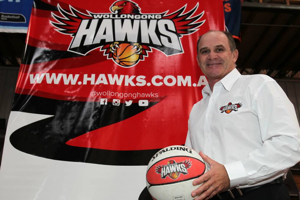 New Hawks general manager Greg Binskin is looking forward to his new duties. Picture: GREG TOTMAN