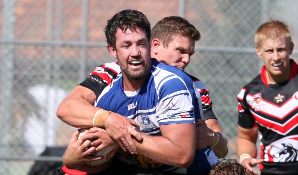 Trent Waterhouse has retired from the English Super League and is playing for the Thirroul Butchers this season. Picture: ORLANDO CHIODO