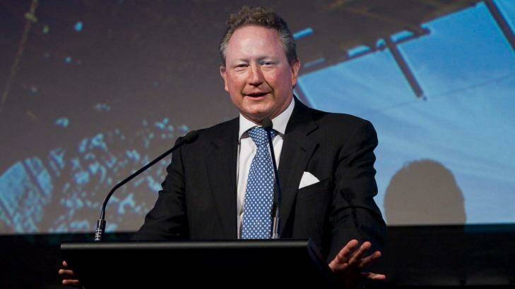 Unpopular: Businessman Andrew Forrest recommended the introduction of a "Healthy Welfare Card".
