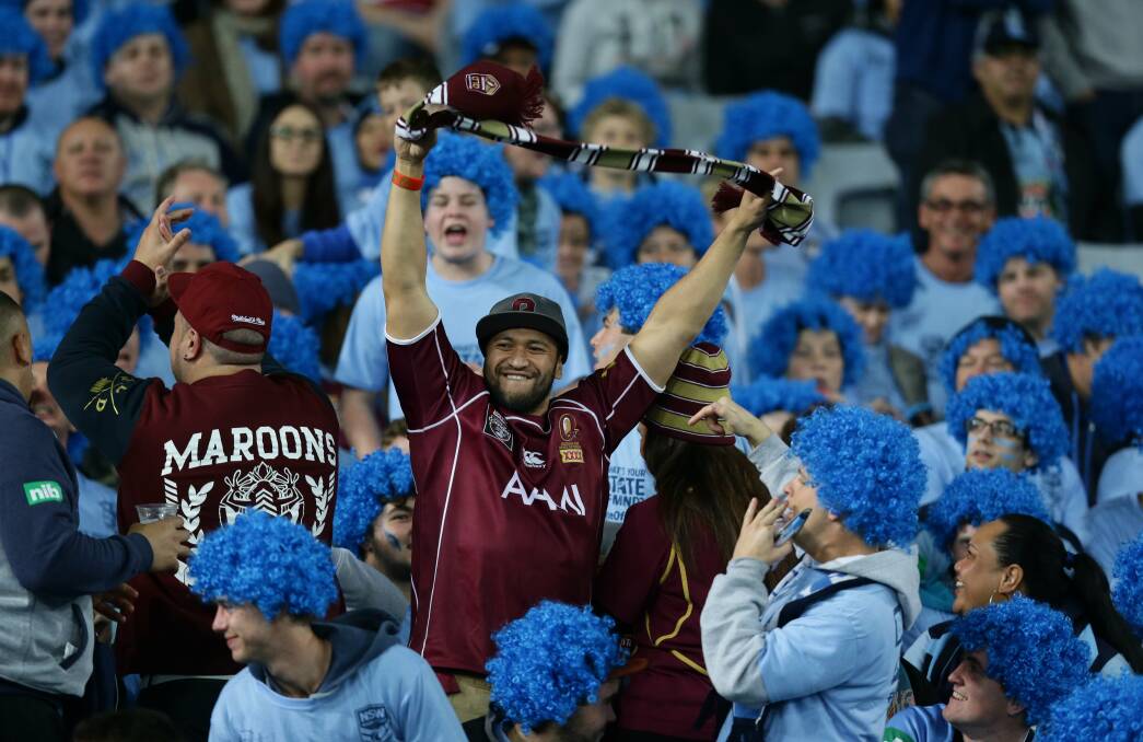 There's a unique atmosphere surrounding State of Origin games - it can be likened to the Ashes. Picture: JONATHAN CARROLL