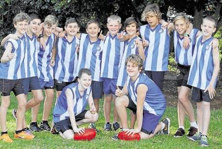 Great effort: The Gerringong Public School boys' AFL team played in the finals of the primary school Paul Kelly Cup at the SCG.