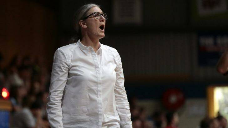Canberra Capitals coach Carrie Graf has quit her job. Photo: Jeffrey Chan