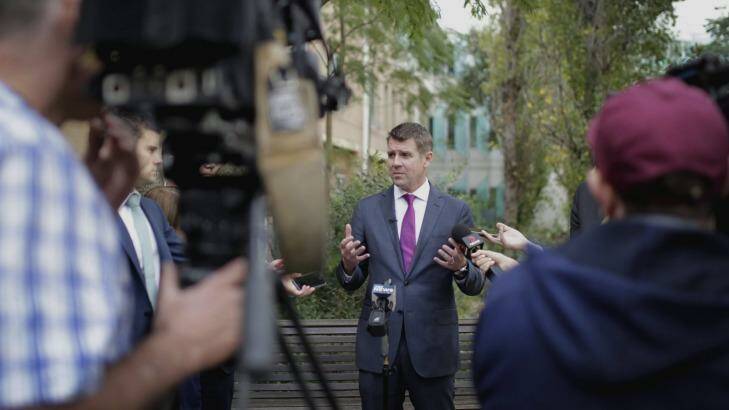 "I think it's a great idea; indeed, it's logical": Premier Mike Baird supports moving SBS to western Sydney. Photo: Simon Bennett