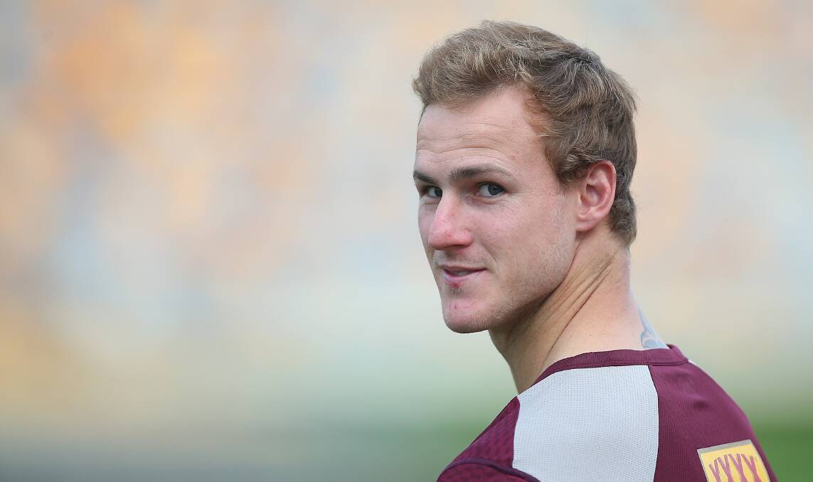 An injured shoulder will likely see Daly Cherry-Evans replaced on the Maroons bench by Michael Morgan for Origin I. Picture: GETTY IMAGES
